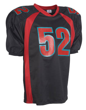 plain red football jersey