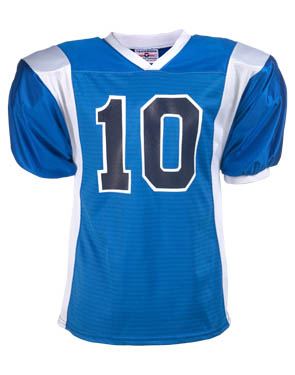 football jersey blue