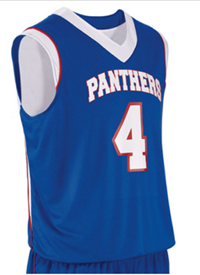 blue white basketball jersey